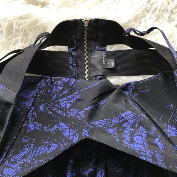 GREYLIN PURPLE BLACK‎ PEPLUM TANK - Picture 4 of 8